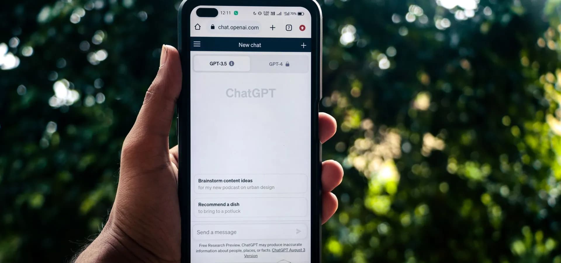 Prozor za razgovor uživo otvoren na web stranici tvrtke