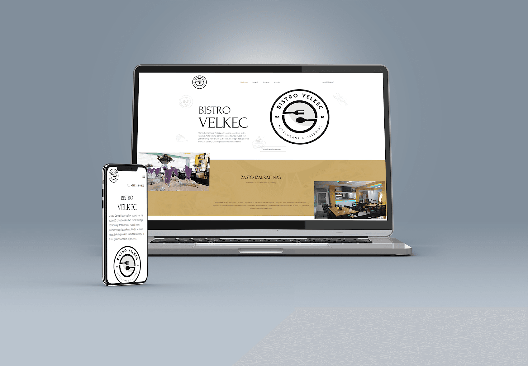 Web stranica Bistro Velkec